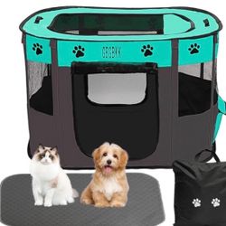 Portable Pet Playpen with Carry Case