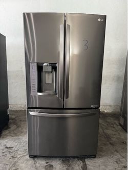 LG French doors stainless steel refrigerator
