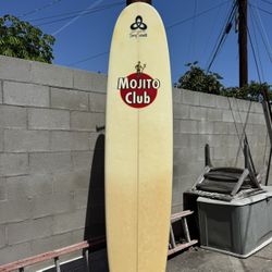 9 Foot Terry Senate Longboard Surfboard