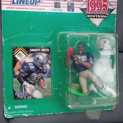 Emmitt Smith Dallas Cowboys 1995 Starting Lineup Action Figure New NM-MINT +

