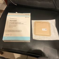 Kendal Silicone Boarded 5- Layer Foam Dressing 