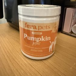 Fera Pet Organics Pumpkin Plus Fiber Supplement for Pets 