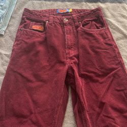 Empyre corduroy burgundy size 28 