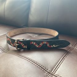 Black Gucci Belt Size 34