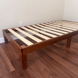 Wooden Twin Sized Bed Frame
