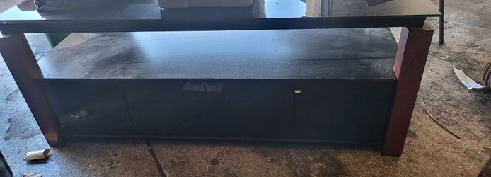 Wooden/glass Tv Stand