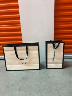 GUCCI Authentic Designer Shopping Bags – 2 Sizes