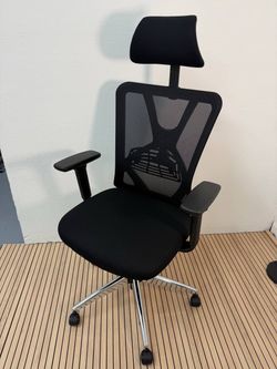 Ergonomic Office Chair Mesh Computer Desk Chair Adjustable Black