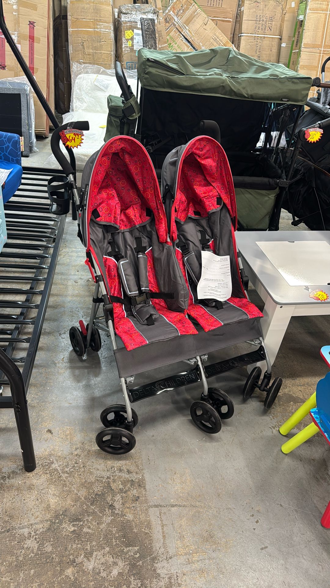 New Double Stroller 