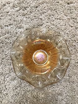 Antique glass vase