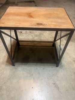 Small metal table