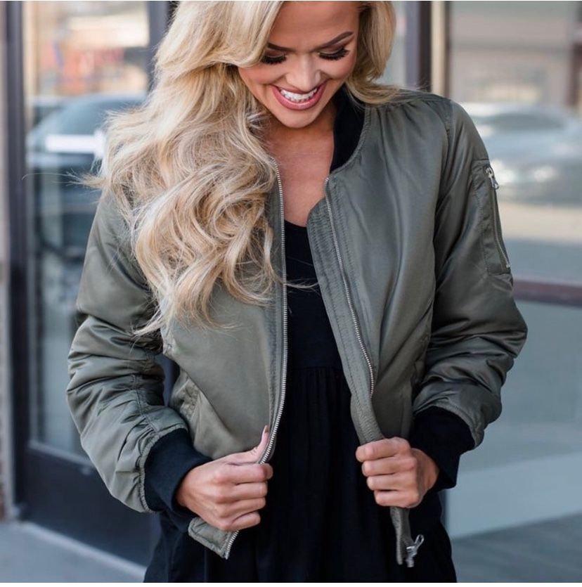 Military style bomber Jacket