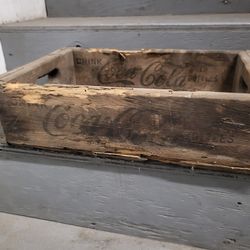 Vintage Classic Antique Coca-Cola Wooden Bottle Crate Coca Cola 