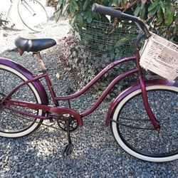 Purple Beach Cruiser 