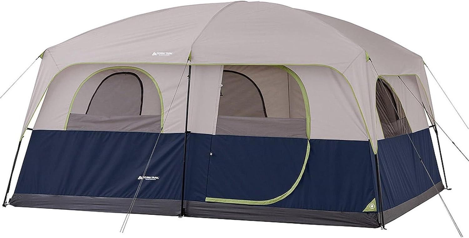 New Ozark Trail 14' x 10' Family Cabin Tent sleeps 10