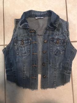 Jean top super cute
