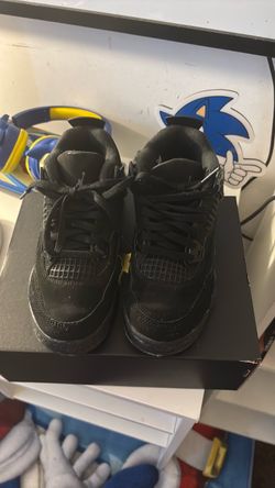 Jordan 4 Retro 'Black Cat'  big kid