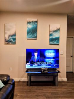 Ocean Wave Canvas Wall Art Set of 3