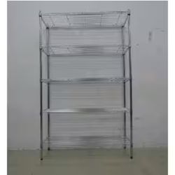Used Steel Wire Shelving HDX 5-Tier