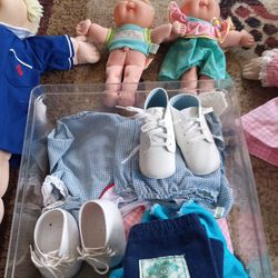 1985 Vintage Cabbage Patch Doll Kid's Clothing Shoes Etc 