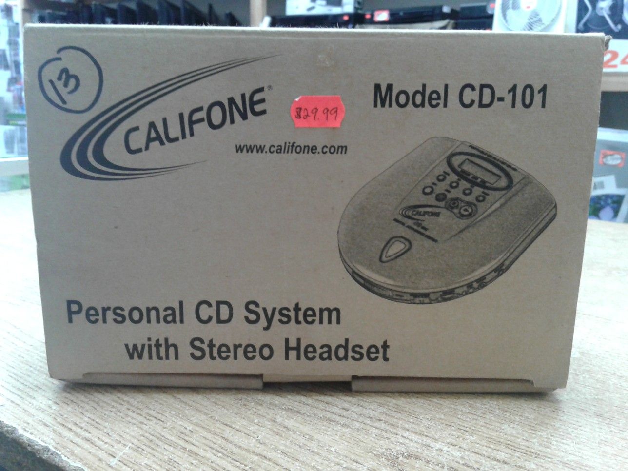 Califone CD-101 Portable CD Player w/ Headphones