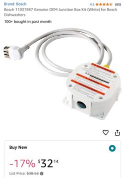 Bosch Junction Box Kit for Bosch Dishwashers
