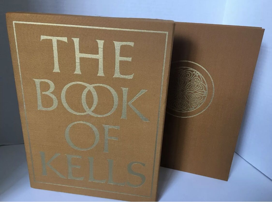 The Book of Kells 1976 230 Pages 126 Color Plates 75 Monochrome Illustrations