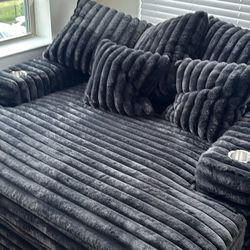 Brand New Black Comfy Couch