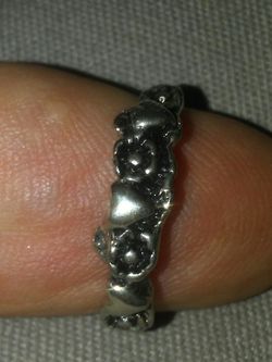 Heart ring sterling silver ring
