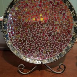 Mosaic Plate Decoration