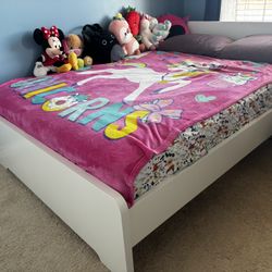 White IKEA Full Size Bed Frame