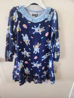 Girls Bluey pajamas size 4
