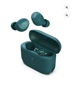 JLab GO Air Pop True Wireless Bluetooth Earbuds – Teal – 35+ Hours Playtime –New