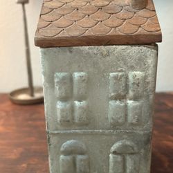 Anthropologie Silver Confier Medium Humble Home Candle Smells Amazing