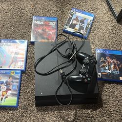 PS4 With 5 Games 