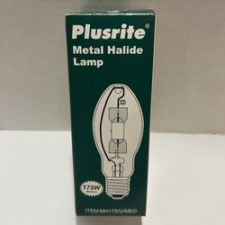 Plusrite  MH175/U/MED,  Metal Halide Lamp Light Bulb 175W Medium Base, ED17