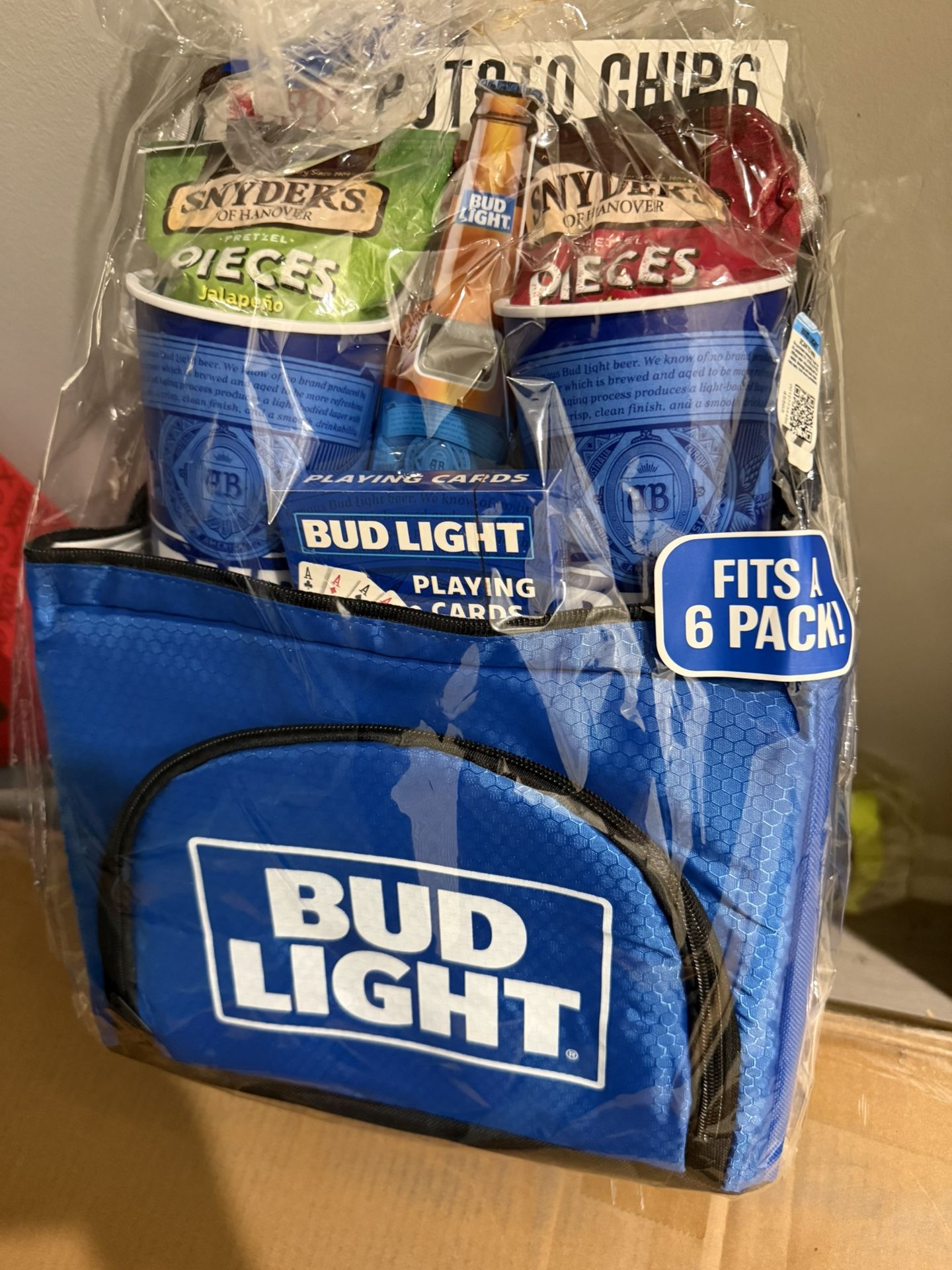 Bud Light Cooler Gift Basket