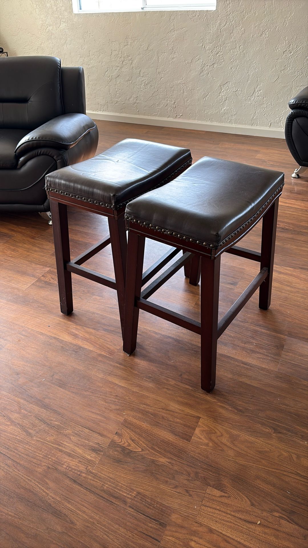 Two Chairs Only Have One White Spot