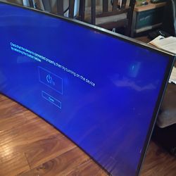 Samsung 65-inch Curved Screen TV