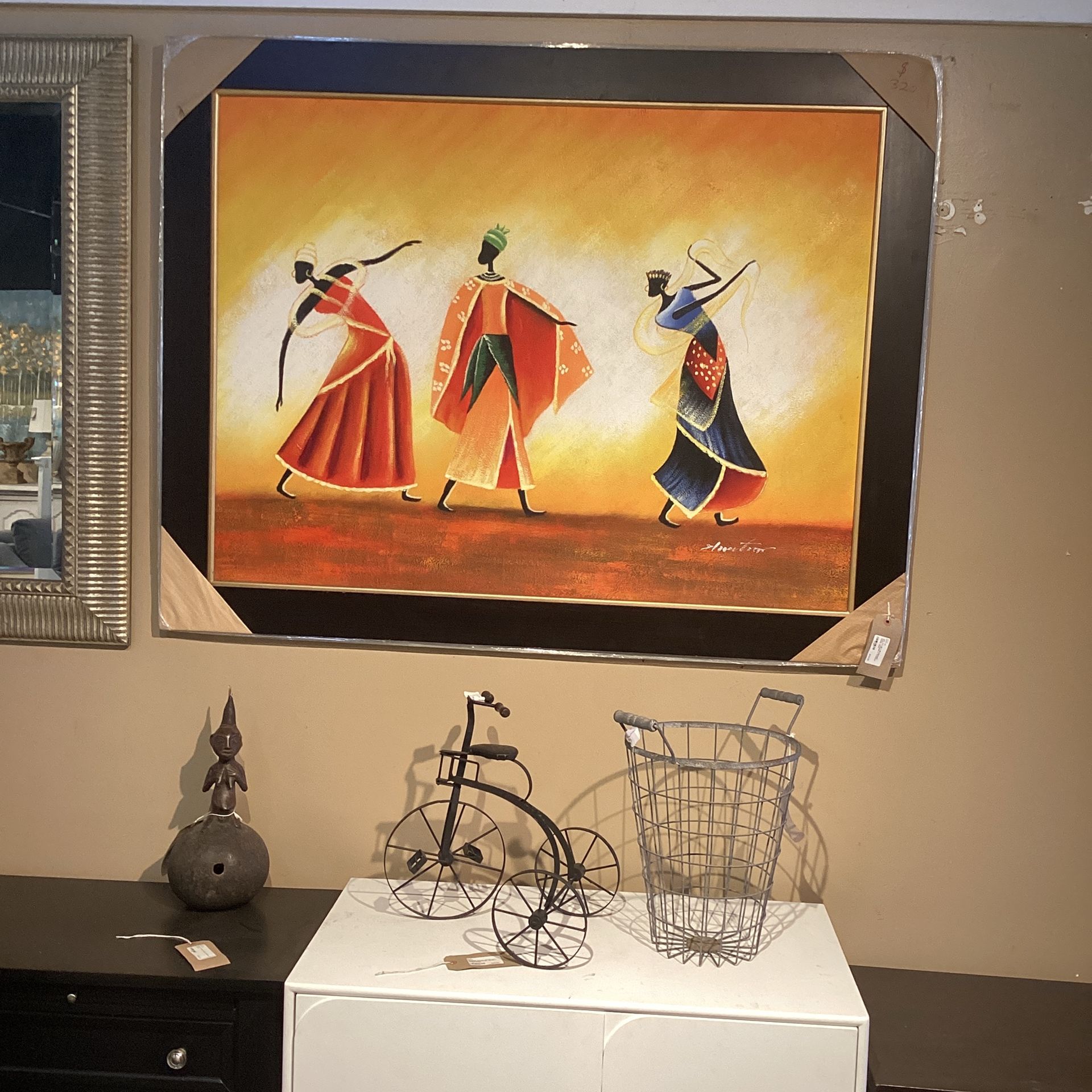 Art 3 Females In Traditional African Attire SKU NXUB3T,All Products : American Fashion Style Bags On Sale