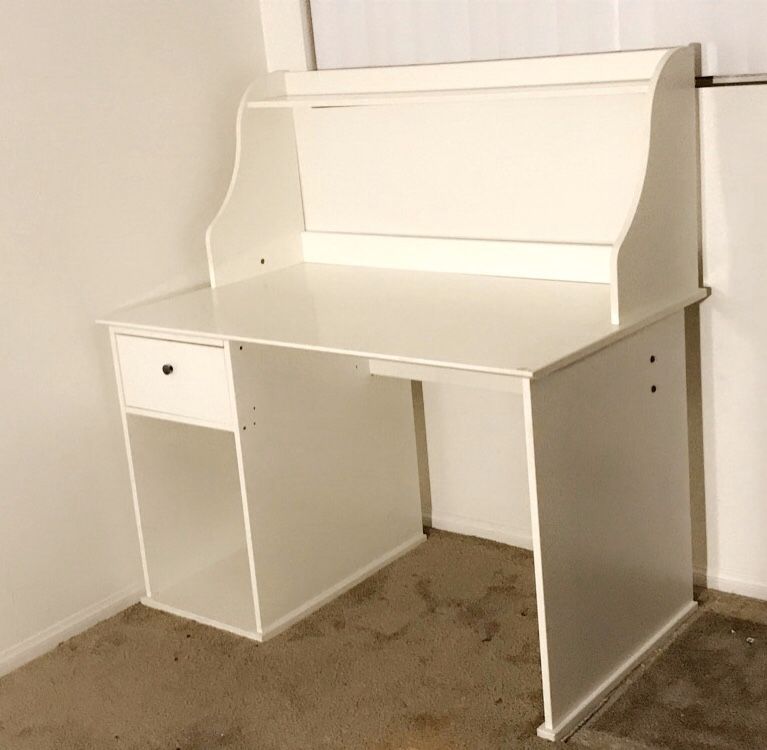 White desk