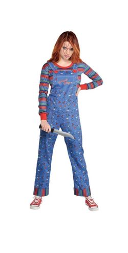Chucky Classic Costume for Women | Horror Movie Costumes