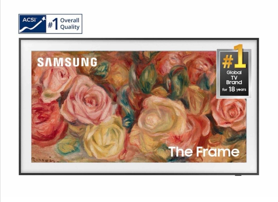 SAMSUNG 65"INCH QLED 4K LS03D THE FRAME TV. 