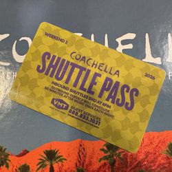 3 Coachella Weekend 2 Shuttle Passes