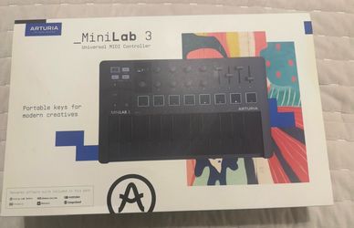 Arturia MiniLab 3 USB MIDI Keyboard Controller – Excellent Condition