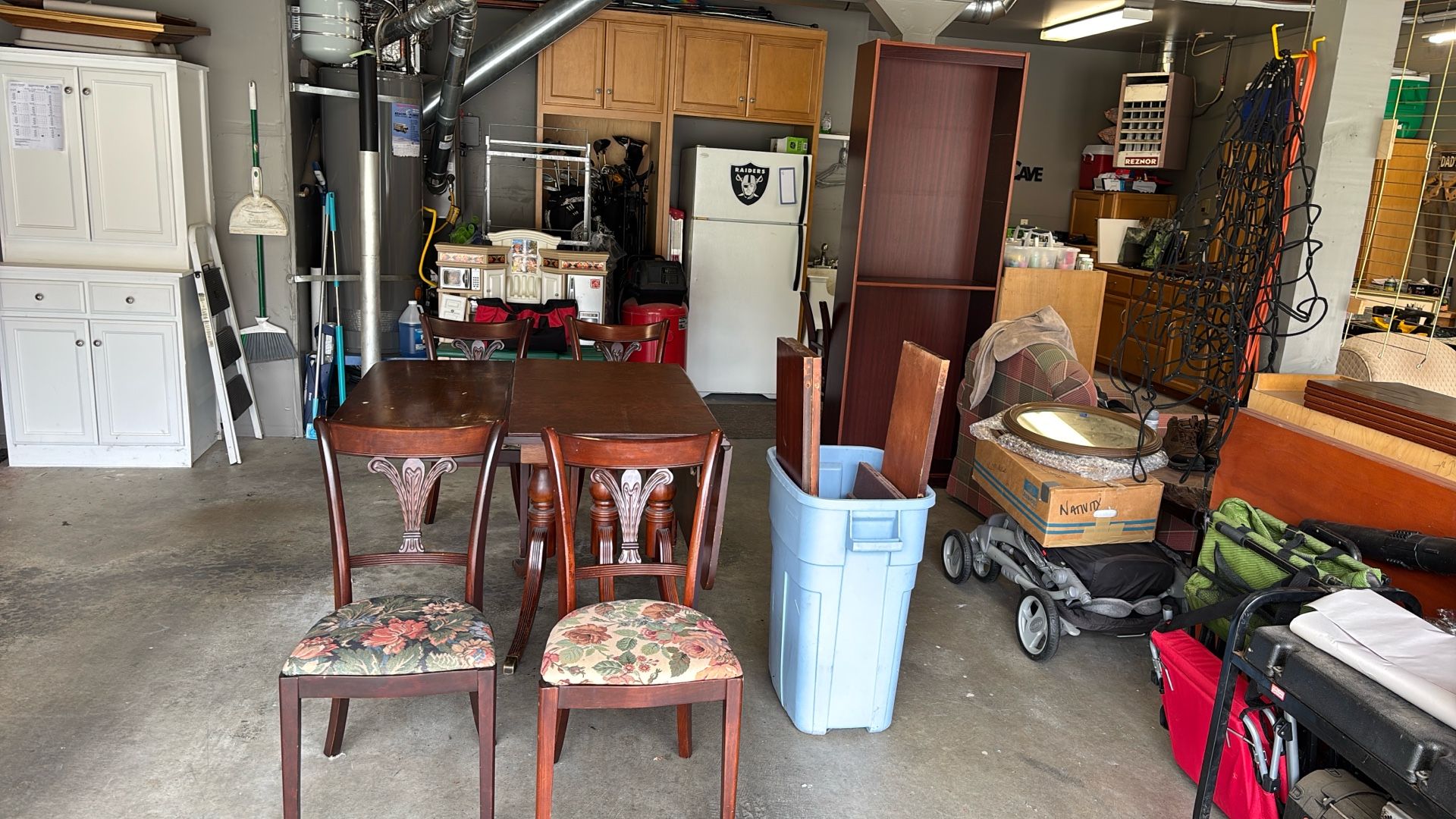 Old Folding Dining Table