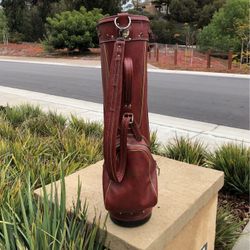 Hot Z Vintage Leather Golf Bag