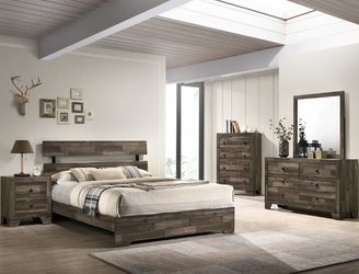 4PC QUEEN BEDROOM SET- Available In King Size