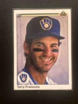 terry francona- baseball card