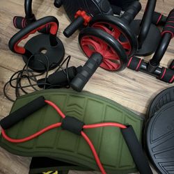 Gym Accesories - Dumbbells, weights, jump rope, professional Weights belt and much more